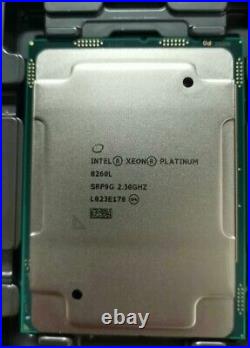 Intel Xeon Platinum 8260L QS LGA3647 CPU Processor 2.30GHz 24Core 48T 35.75M