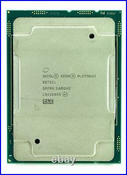 Intel Xeon Platinum 8272CL SRF89 2.6GHz 26 Core 38.5 MB LGA3647 B Grade CPU