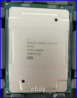 Intel Xeon Platinum 8275CL LGA3647 SRFA9 24-core 48-thread 3.00GHz CPU processor