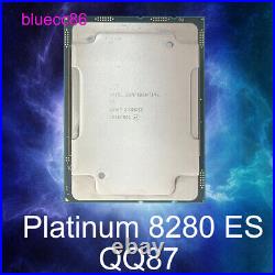 Intel Xeon Platinum 8280 ES QQ87 2.5GHz 28 Cores 205W LGA3647 CPU Processor