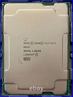 Intel Xeon Platinum 8352Y CPU 2.2GHz 32Core 64Threads LGA-4189 Server Processors