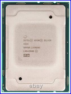 Intel Xeon Silver 4215 Processors 8 Core 2.5GHz CPU 11MB 85W SRFBA Max 3.50GHz