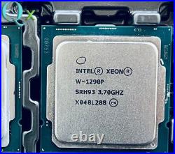 Intel Xeon W-1290P LGA-1200 CPU Processor SRH93 3.70GHz 10-Core 20-Thread 20MB