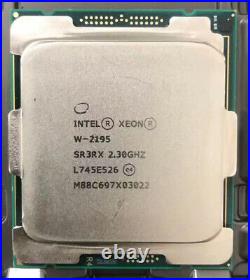 Intel Xeon W-2195 18-Core 24.75MB LGA2066 SR3RX 2.3GHz CPU processor w-2195