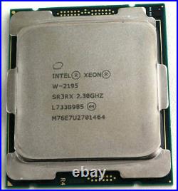 Intel Xeon W-2195 SR3RX 2.3GHz 18-Core 24.75MB LGA-2066 Server CPU Processor