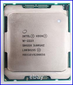 Intel Xeon W-2223 3.6GHz Quad Core 8.25MB 120W FCLGA2066 64-bit CPU SRGSX