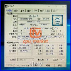 Intel Xeon W-3275 QS CPU Processor 2.5GHz 28 Core LGA3647 for Mac Pro HP z6 g4