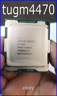 Intel Xeon w-2155 CPU processor 10-Core 3.30ghz c422 motherboard FCLGA 2066