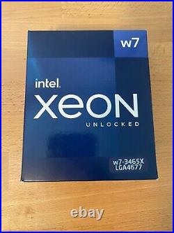 Intel Xeon w7-3465X Processor 28 cores 75MB Cache, up to 4.8 GHz