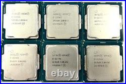 Lot of 6 Intel Xeon E-2174G SR3WN 3.80GHz Quad Core CPU Processors