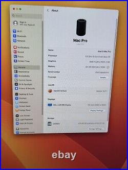 MAC PRO -XEON E5 6 3.5GHz-64GB RAM 512GBSSD -D300 GPU macOS Ventura? 2023