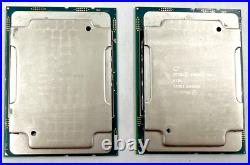 Matched Pair Intel Xeon Gold 6136 3.0 GHz 12-core Skylake CPU SR3B2