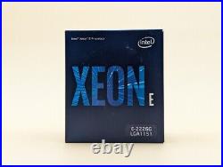 NEW Intel Xeon E-2226G Hexa-core 3.4GHZ 12MB Cache LGA1151 SRF7F Coffee Lake CPU