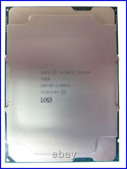 New Intel Xeon 12C silver 4310 2.10GHz 18MB server CPU processor LGA4189 SRKXN
