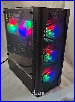 RGB GAMING PC 12 Core Intel I7 Xeon 32GB DDR4 RAM 1TB NVMe AMD Radeon RX 570 8GB