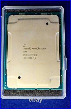 SR3B6 Intel Xeon Gold 6148 2.40GHz 20 Core BX806736148 CD8067303406200 150W CPU