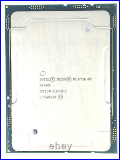 SR3B8 Intel Xeon Platinum 8160M 24-Core 33M Cache, 2.10 GHz CPU