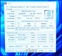 SR3HQ Intel Xeon Silver 4116 2.10GHz 12-Core 16.5MB 85W LGA3647 Processor CPU