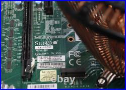 SuperMicro X11SAE-F Motherboard 16GB RAM Xeon 3.70 GHz E3-1240 CPU NOFAN Cooler