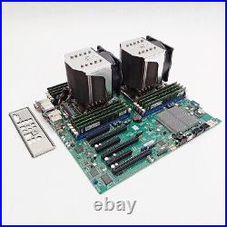 Supermicro X9DAi E-ATX Server Motherboard with2 Xeon E5-2640 2.50GHz CPU 64GB RAM