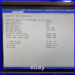 Supermicro X9DAi E-ATX Server Motherboard with2 Xeon E5-2650 2.60GHz CPU 64GB RAM