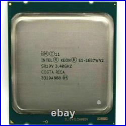 Xeon E5-2687W V2 3.4GHz LGA2011 8Cores 16Threads L3-25MB CPU Processor #F20